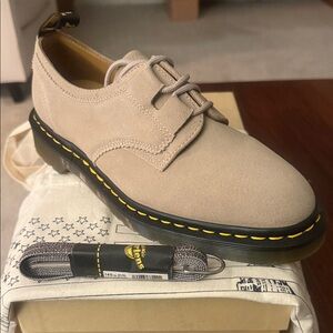 Dr. Martens 1461 Engineered Garments Suede Oxfords, Milkshake Women’s 8, Men’s 7